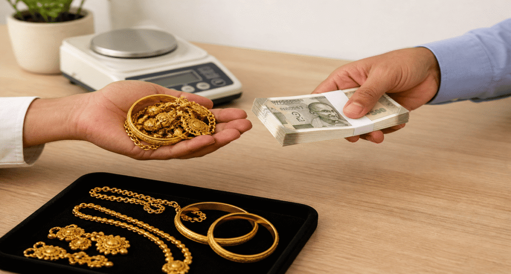 instant cash for gold in India with gold buyers