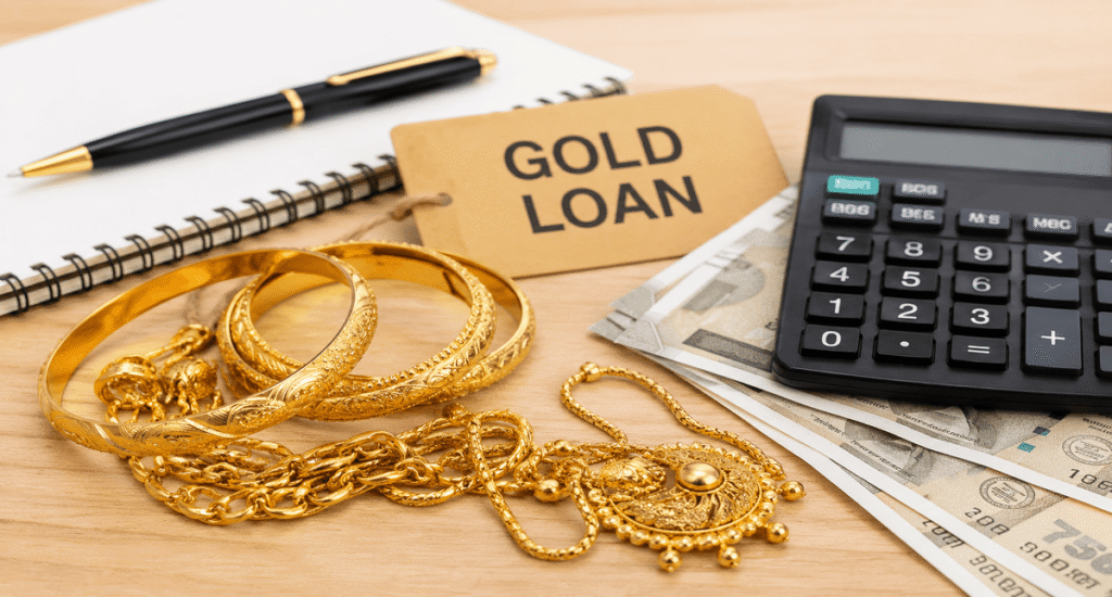 Selling pledged gold jewellery to clear a gold loan and get instant cash.